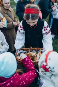 Ukrainian traditions easter haivky revival folk songs dancing