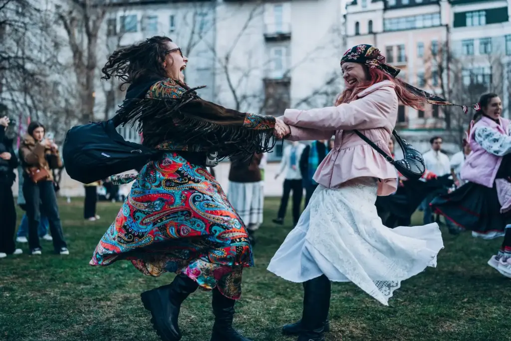 Ukrainian traditions easter haivky revival folk songs dancing