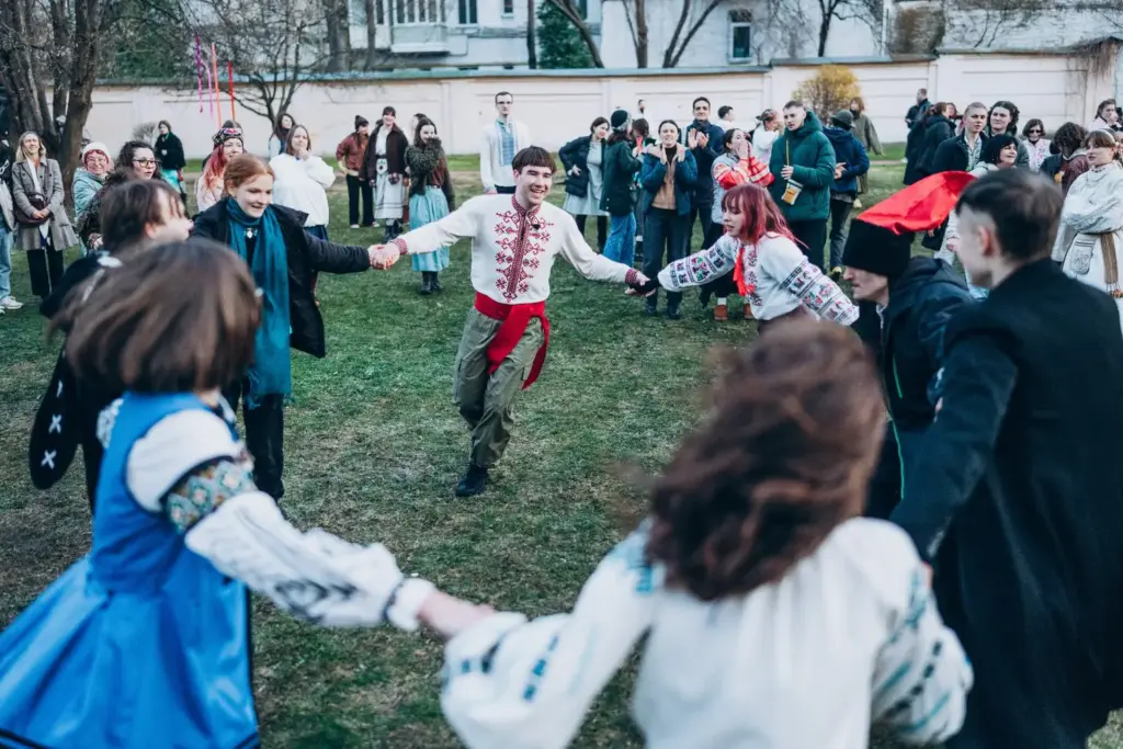 Ukrainian traditions easter haivky revival folk songs dancing
