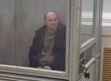 Polish citizen Krzysztof Flaczek in court. Photo: Russia's Prosecutor General's Office