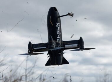 P1-Sun interceptor drones produced by Ukrainian defense tech company Skyfall