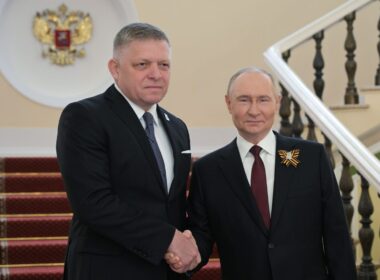 pro-russian fico complains latvia lithuania blocked flight moscow putin's 9 parade · post slovak prime minister robert meets russian president vladimir putin 2025 alexey nikolskiy/ria novosti last met has presented