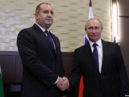 bulgaria's eighth election five years today — frontrunner could become eu's new orbán ukraine · post bulgarian then-president rumen radev (left) meets russian president vladimir putin sochi russia 22 2018
