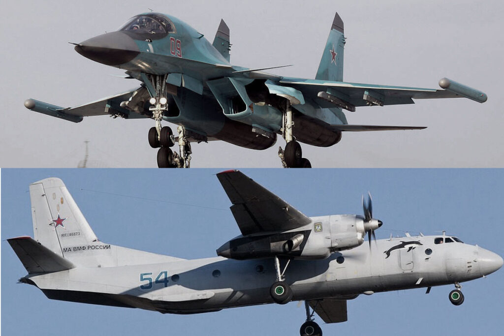 Russia lost two military aircraft in one — an An-26 military transport killing all 29 aboard and an unconfirmed Su-34 fighter-bomber