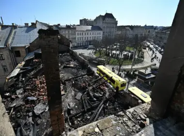 Lviv shahed attack Russian drones Ukraine