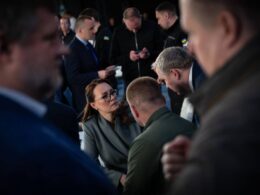 prime minister yuliia svyrydenko in uzhhorod