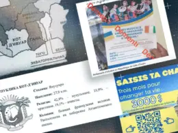 russia listed ivory coast promising country influence operations — ran four anti-ukraine campaigns five months · post materials russia's disinformation campaign against ukraine internal files côte d'ivoire fake ukrainian embassy