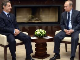 vladimir putin and nicolas sarkozy