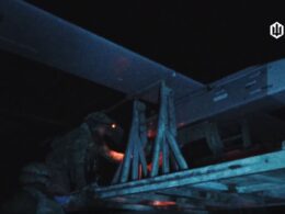 ukraine building bigger deep-strike drone machine — middle- operations both scaling up more units · post ukrainian soldier prepares fixed-wing long-range strike launch night ukraine's unmanned systems forces (sbs) world's