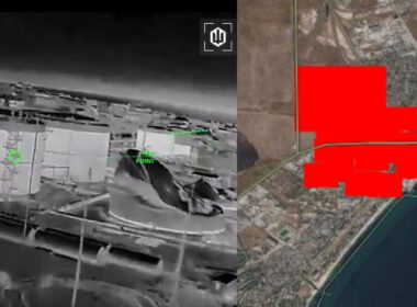 ukraine hit crimea's key fuel hub struck deep luhansk oblast — while clearing air defenses across occupied south · post drone targeting footage nasa firms satellite fire detection feodosiia maritime