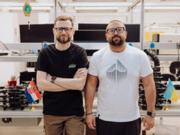 ORQA Co-Founder and CEO Srđan Kovačević (left) and Yaroslav Hryshyn, co-founder of the company General Chereshnia. Credits: General Chereshnia