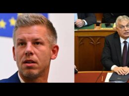 Péter Magyar and Viktor Orbán ahead of Hungary's 12 April 2026 parliamentary election