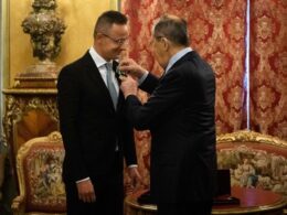 szijjártó told lavrov he'd removed 72 russian entities eu sanctions — asked russia help find arguments removing more investigation reveals · post foreign minister sergei pins order friendship hungarian péter