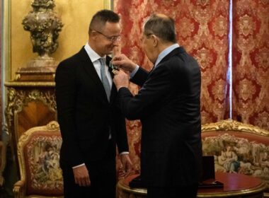 szijjártó told lavrov he'd removed 72 russian entities eu sanctions — asked russia help find arguments removing more investigation reveals · post foreign minister sergei pins order friendship hungarian péter