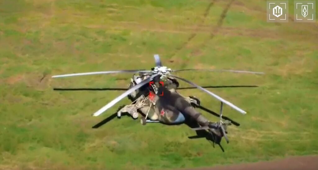 Ukrainian Drones Destroy Russian Attack Helicopters 150km Inside Russia
