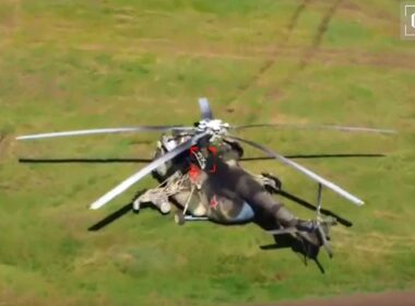 breaking ukrainian drones struck russia’s mi-28 gunship mi-17 transport chopper 150 km frontline · post russian helicopter sights strike drone moments before impact field airstrip voronezh oblast russia 29 2026