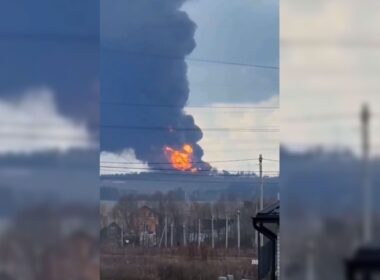 oil rain reported perm after ukrainian drones set transneft pumping station ablaze 1500 km war zone · post fire smoke drone strike russia's near krai russia 29 2026 (1) ukraine's