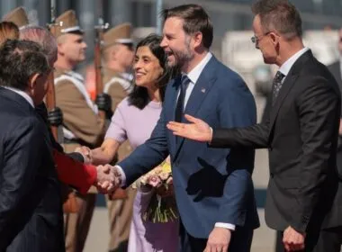 VP Vance arrives to Hungary