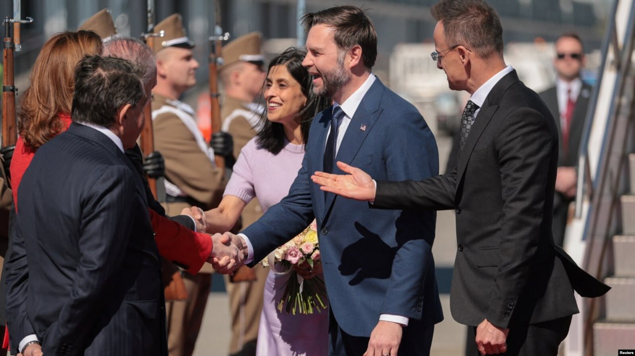 VP Vance arrives to Hungary
