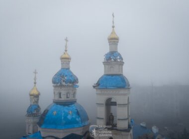 Ruined church in Kostiantynivka, Donetsk Oblast, 9 April 2026. Photo: UA Land Forces