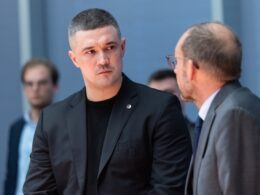 Ukrainian Defense Minister Mykhailo Fedorov in Germany, on 15 April 2026. Source: Fedorov