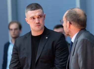 Ukrainian Defense Minister Mykhailo Fedorov in Germany, on 15 April 2026. Source: Fedorov