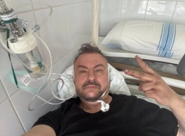Serhiy Flash Beskresnov in a hospital. Source: Flash