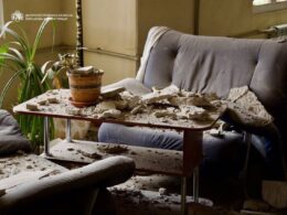 Aftermath of a Russian attack on Dnipro on 25 April 2026. Source: Dnipropetrovsk Regional Military Administration