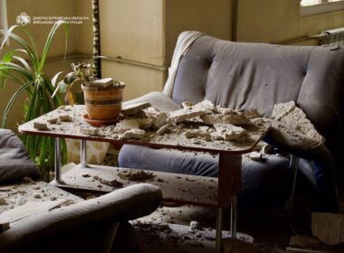 Aftermath of a Russian attack on Dnipro on 25 April 2026. Source: Dnipropetrovsk Regional Military Administration