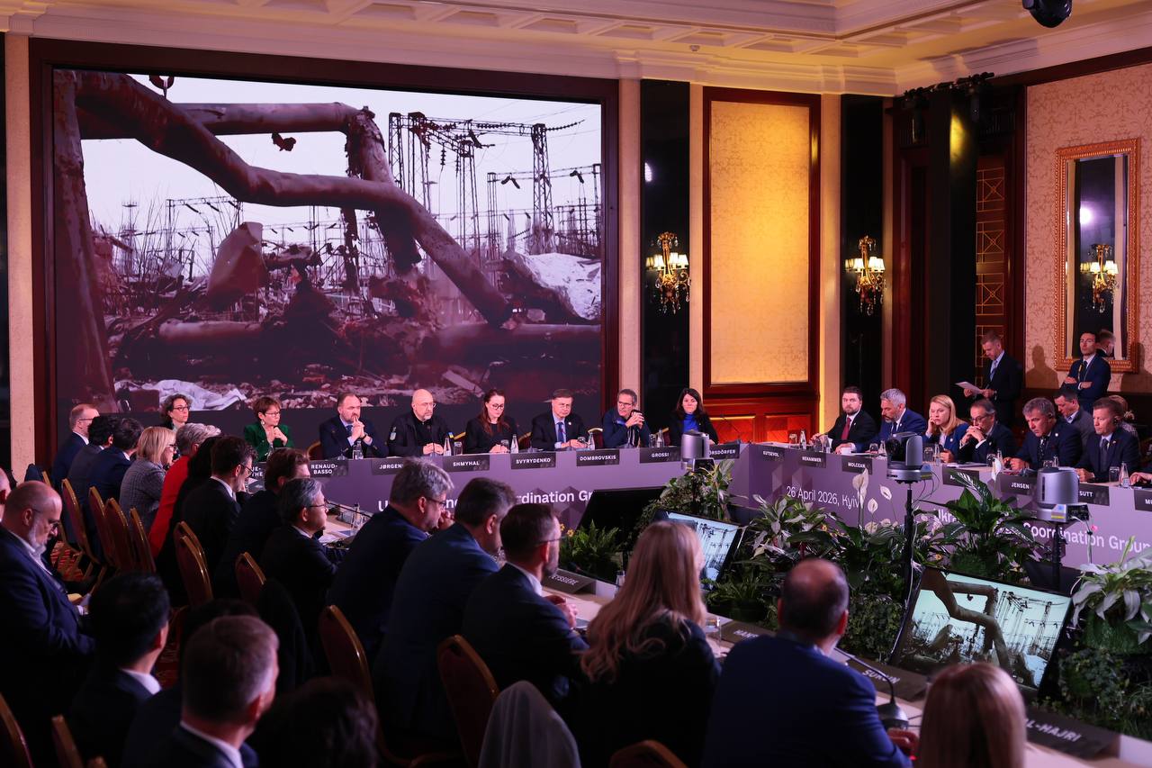 Energy officials and international partners meet during the Ukraine Energy Coordination Group (“Energy Ramstein”) session focused on winter preparations and funding for Ukraine’s energy system. Photo: Denys Shmyhal