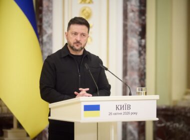Ukrainian President Volodymyr Zelenskyy, 26 April 2026. Photo: Zelenskyy on Telegram