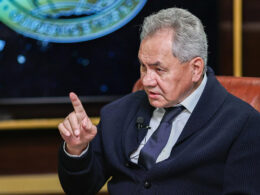 Russian Security Council Secretary Sergei Shoigu during an interview. Photo: Mikhail Tereshchenko/TASS