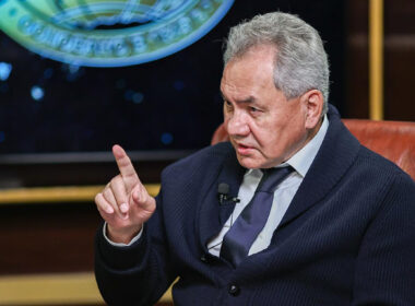 Russian Security Council Secretary Sergei Shoigu during an interview. Photo: Mikhail Tereshchenko/TASS
