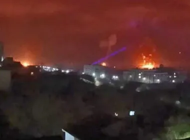 kyiv confirms hit sheskharis be-12 last night — black sea oil hub crimea-based anti-submarine aircraft · post three separate fires burning terminal novorossiysk krasnodar krai russia russian air defense systems