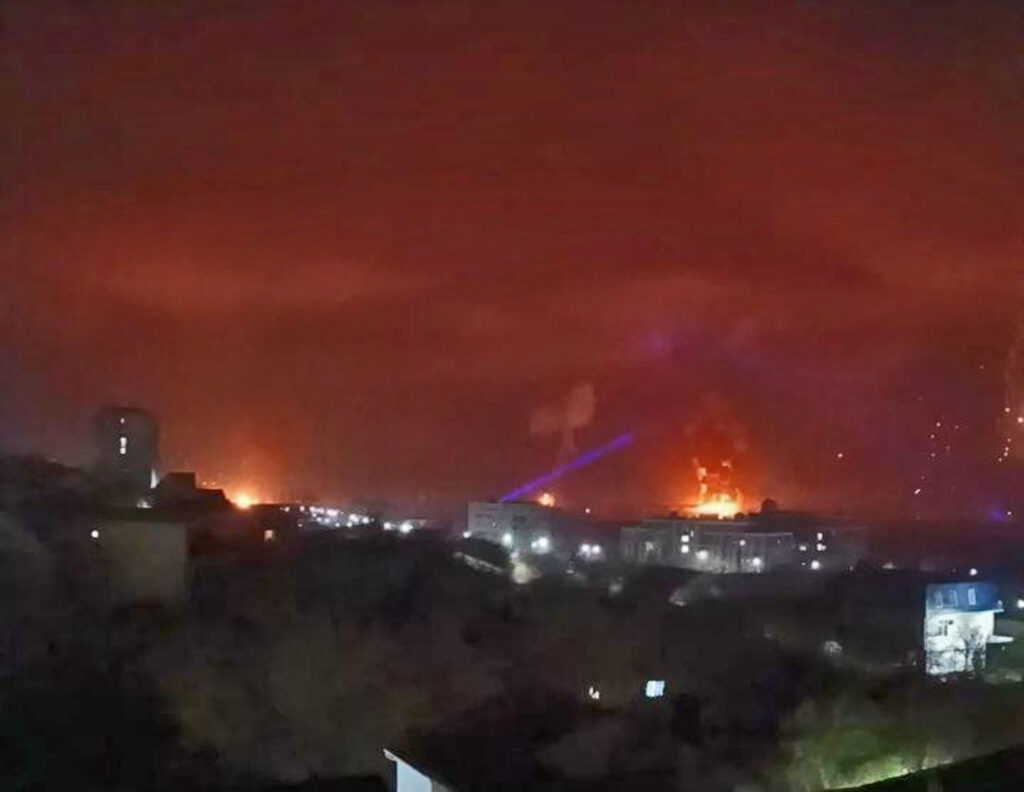 Kyiv confirms it hit Sheskharis and a Be-12 last night — a Black Sea oil hub and a Crimea-based anti-submarine aircraft