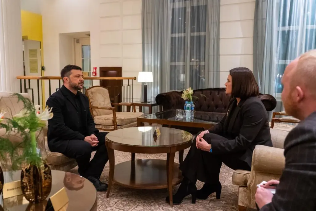 A bilateral meeting between Ukrainian President Volodymyr Zelenskyy and Sviatlana Tsikhanouskaya on January 25, 2026. Credits: Office of Sviatlana Tsikhanouskaya