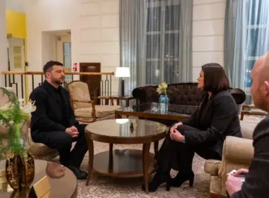 A bilateral meeting between Ukrainian President Volodymyr Zelenskyy and Sviatlana Tsikhanouskaya on January 25, 2026. Credits: Office of Sviatlana Tsikhanouskaya