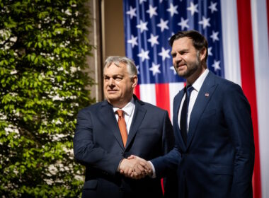 US Vice President JD Vance during a meeting wih Hungarian Prime Minister Viktor Orban on 7 April, 2026, in Budapest. Source: Viktor Orban