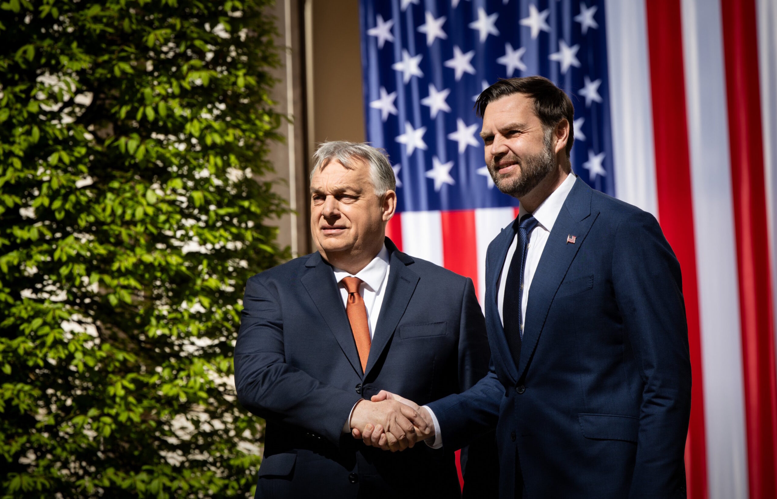US Vice President JD Vance during a meeting wih Hungarian Prime Minister Viktor Orban on 7 April, 2026, in Budapest. Source: Viktor Orban