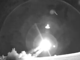 A Ukraine's strike. Screenshot