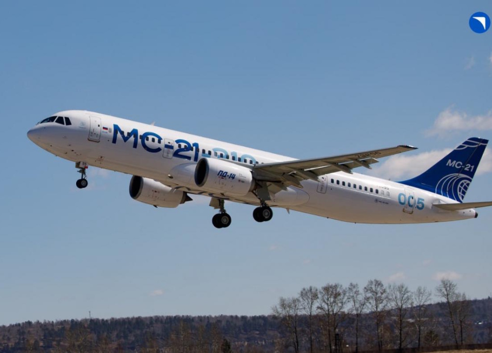 The MS-21-310 medium-range aircraft. Rostech