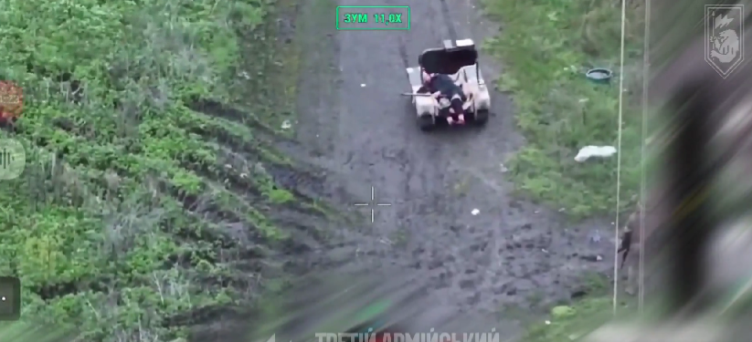 “Grandma, get on”: Ukrainian robot carried 77-year-old from grey zone near Lyman (VIDEO)