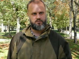 Pavel Gubarev, the self-proclaimed “people’s governor” of occupied Donetsk Oblast in 2014.