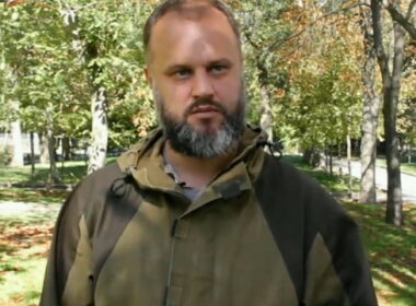 Pavel Gubarev, the self-proclaimed “people’s governor” of occupied Donetsk Oblast in 2014.
