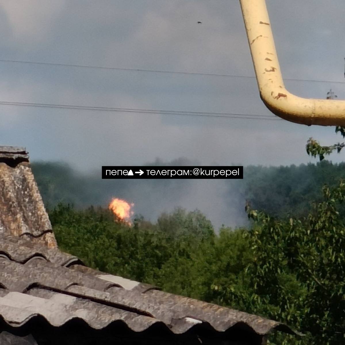 ukrainian drones lit up propane train russia's kursk oblast · post fire wagon hit lgov district 24 2026 пожежа на місці вибухнувшого вагона з газом фото пепел ukraine news reports