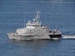 russia's harbor-guard boat hit caspian — ukraine's fifth reported ship strike month · post russian project 21980 grachonok anti-sabotage militarnyi протидиверсійні катери класу «грачонок» ukraine news ukrainian reports