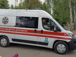 An ambulance in Zhytomyr in 2022. Source: Suspilne