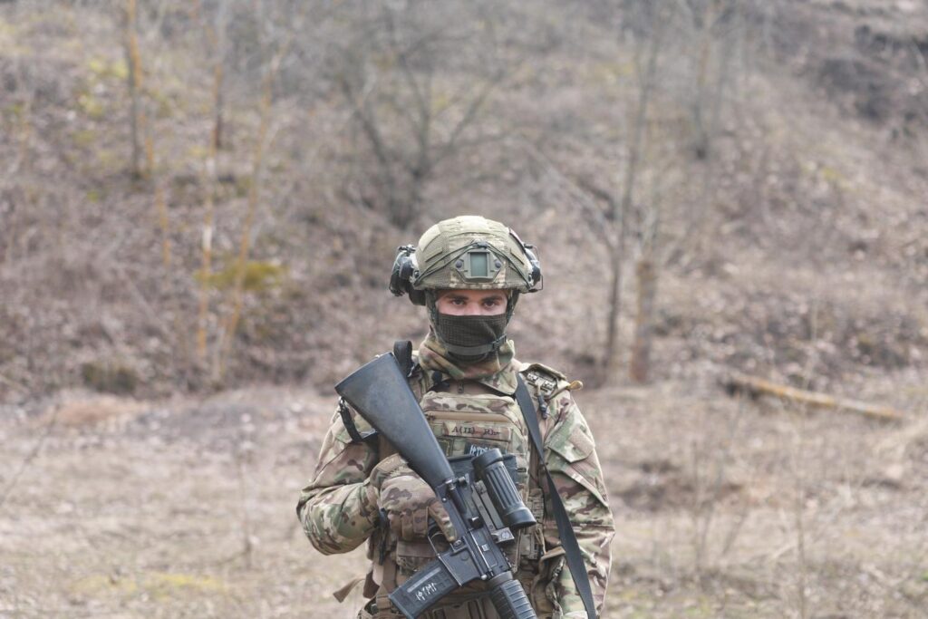The American army volunteer "Forrest". Source: ArmyInform