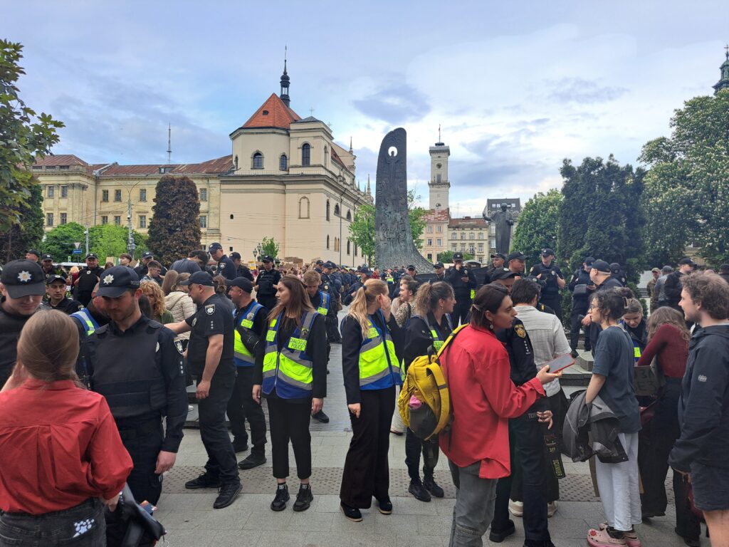 7 may civil code demonstration in lviv