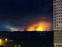 moscow's fuel supplier under fire ukrainian drones strike rosneft's ryazan refinery · post glows over oil after drone overnight 15 2026 5204027262443918355 ukraine news reports
